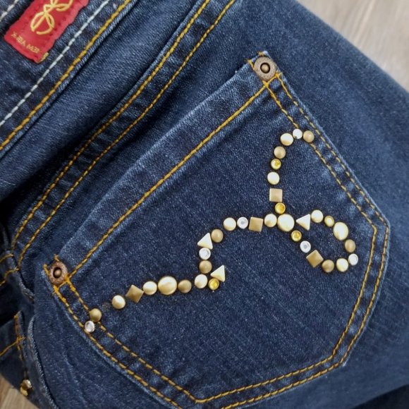 Sasson Ooh La La 90s Vintage Stud Skinny Jeans - Picture 9 of 12